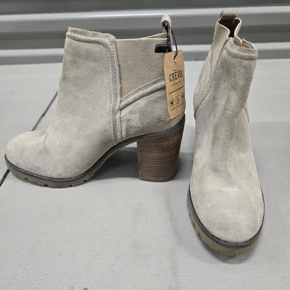 Crevo Charliee Leather Ankle Boot sz 8 - Picture 1 of 5
